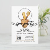 Spa Dag  Verjaardag Kaart (Staand voorkant)