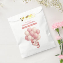 Spa-dag verjaardag, Roze Ballonnen Slippers