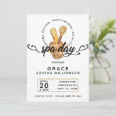 Spa-dag vintage kaart (Staand voorkant)