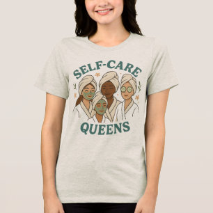 Spa-dag voor bruidsmeisjes - Wellness Dames T-shir Tri-Blend Shirt