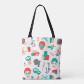 Spa-dag Zelfliefde Vibes Tote Bag (Achterkant)