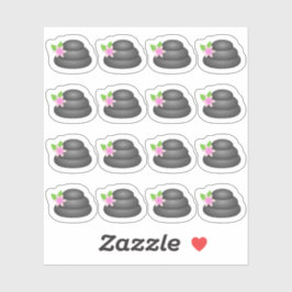 Spa-dag Zen-stenen Ontspanning Dag Bujo Planner Sticker