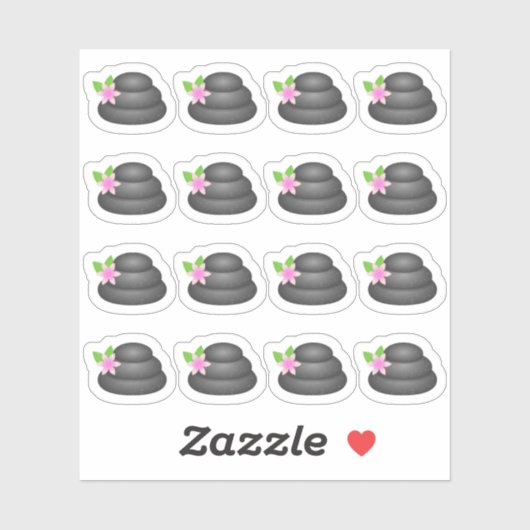 Spa Dag Zen Stenen Ontspanningsdag Bujo Planner Sticker (Vel)