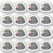 Spa-dag Zen Stones Ontspanningsdag Bujo Planner Sticker (Voorkant)