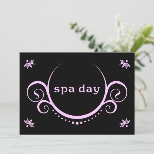 spa-dagfeest kaart (Staand voorkant)