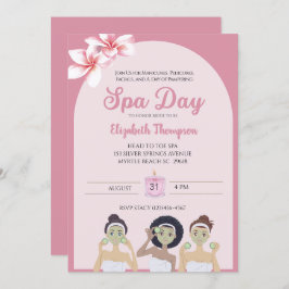 Spa Day Bachelorette Party Kaart