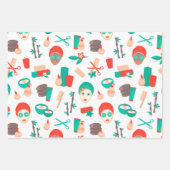 Spa Day Beauty-behandelingen die papierverzameling Inpakpapier Vel (Voorkant)