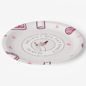 Spa Day Birthday Party - Borden voor groot papier Papieren Bordje (Gekanteld)