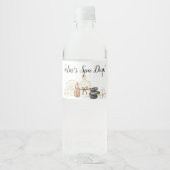 Spa Day Birthday Party Water Flacon Label Waterfles Etiket (Voorkant)