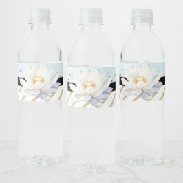 Spa Day Birthday Party Water Flacon Label Waterfles Etiket