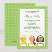 Spa Day Bridal Shower Kaart (Voorkant / Achterkant)