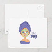 Spa Day Briefkaart (Voorkant / Achterkant)