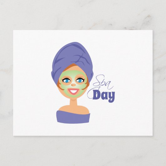 Spa Day Briefkaart (Voorkant)