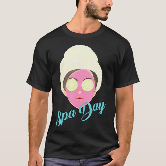Spa Day Cool Relaxing Massage Therapy Funny Girl T-shirt (Voorkant)