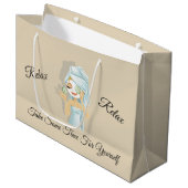 Spa Day Gift Bag Groot Cadeauzakje (Voorkant Gekanteld)