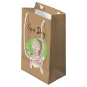 Spa Day Gift-tassen Klein Cadeauzakje (Voorkant Gekanteld)