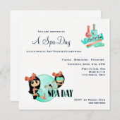 Spa Day Kaart (Voorkant / Achterkant)