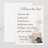 Spa Day Kaart (Voorkant / Achterkant)