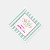 Spa Day Kid's Party Servet (Hoek)