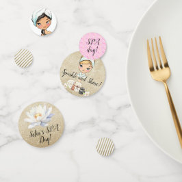 Spa Day Party Table Confetti