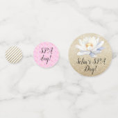 Spa Day Party Table Confetti (Achterkanten)