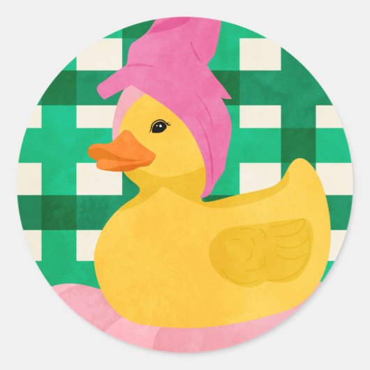 Spa Day Ronde Sticker (Voorkant)