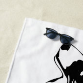 Spa-day stride, corgi cool strandlaken (In situ)