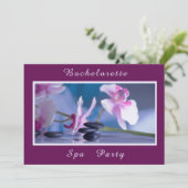 Spa Decoratie Bruidsmeisjes Spa Dag Kaart (Staand voorkant)