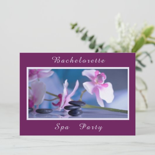 Spa Decoraties vrijgezellenfeest Spa Dag Kaart (Staand voorkant)