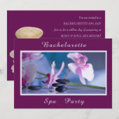 Spa Decoraties vrijgezellenfeest Spa Dag Kaart (Voorkant / Achterkant)