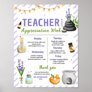 Spa Docenten Waarderingsweek Itinerarium Poster