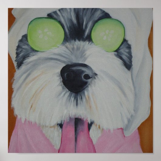 Spa Dog Poster (Voorkant)
