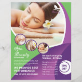 Spa en Beauty Salon Flyer (Voorkant)