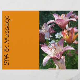 SPA en massage Flyer