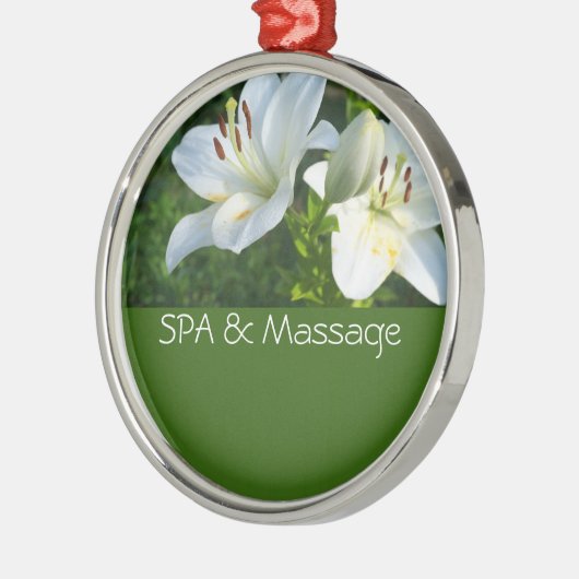 SPA en massage Metalen Ornament (Links)