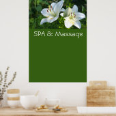 SPA en massage Poster (Keuken)