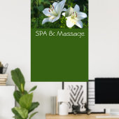 SPA en massage Poster (Thuiskantoor)