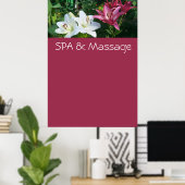 SPA en massage Poster (Thuiskantoor)