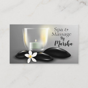 Spa en Massage Visitekaartje