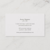 Spa en Salon Gold Circle Peach Visitekaartje (Achterkant)