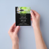Spa en schoonheidsbedrijf gepersonaliseerde flyer (Hand)