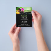 Spa en schoonheidsbedrijf gepersonaliseerde flyer (Hand)