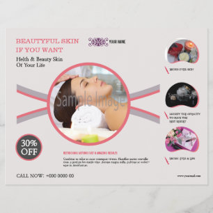 Spa- en schoonheidssalon Flyer