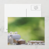 Spa- en wasmiddelen in tropische tuinen briefkaart (Voorkant / Achterkant)