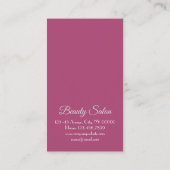 SPA Essentiële Olie Massage Aromatherapie Afspraak Afsprakenkaartje (Achterkant)