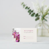 SPA Essentiële Olie Massage Aromatherapie Afspraak Afsprakenkaartje (Staand voorkant)