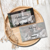 Spa Esthetician Salon Script Calligrafie Visitekaartje