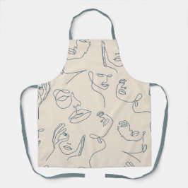 Spa Face Pattern Schort