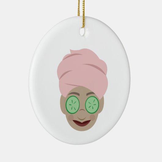 Spa Facial Keramisch Ornament (Rechts)