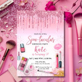 Spa Feest Glam Meisje Verjaardagsfeest Kaart
